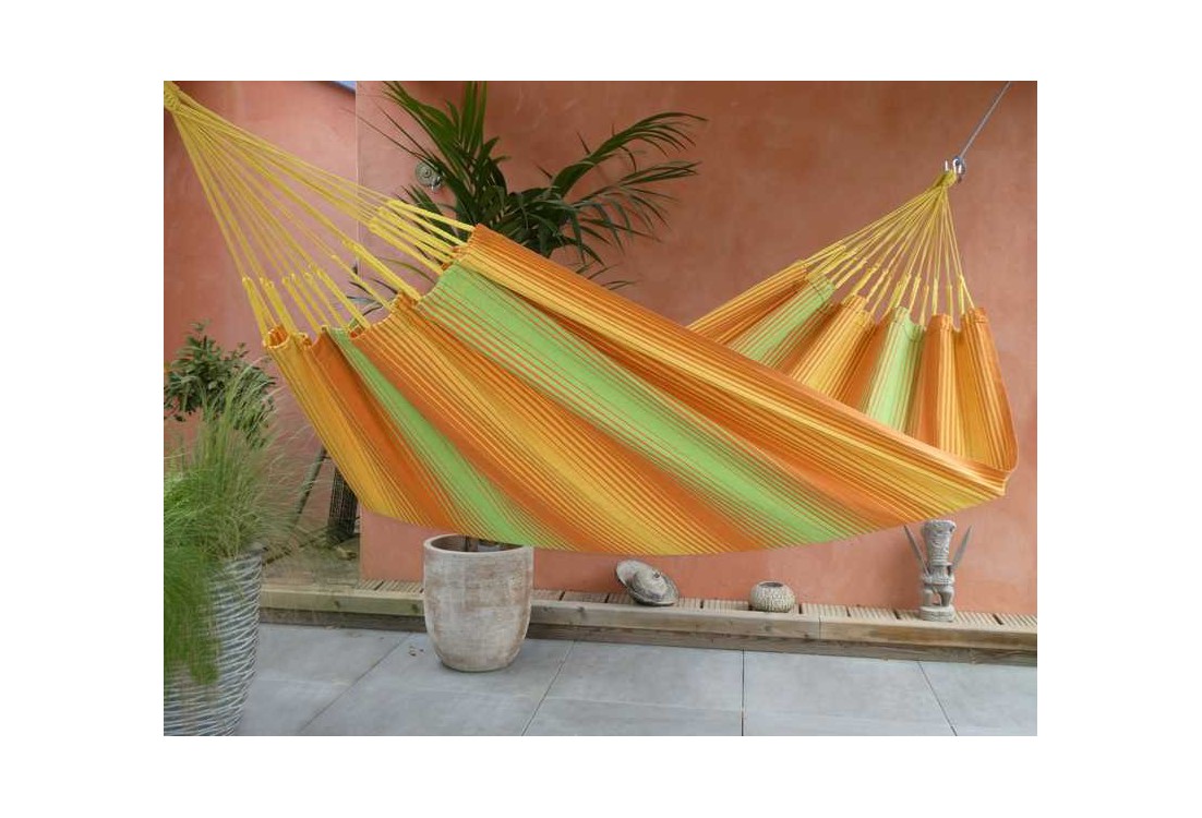 Hamac jaune vert orange