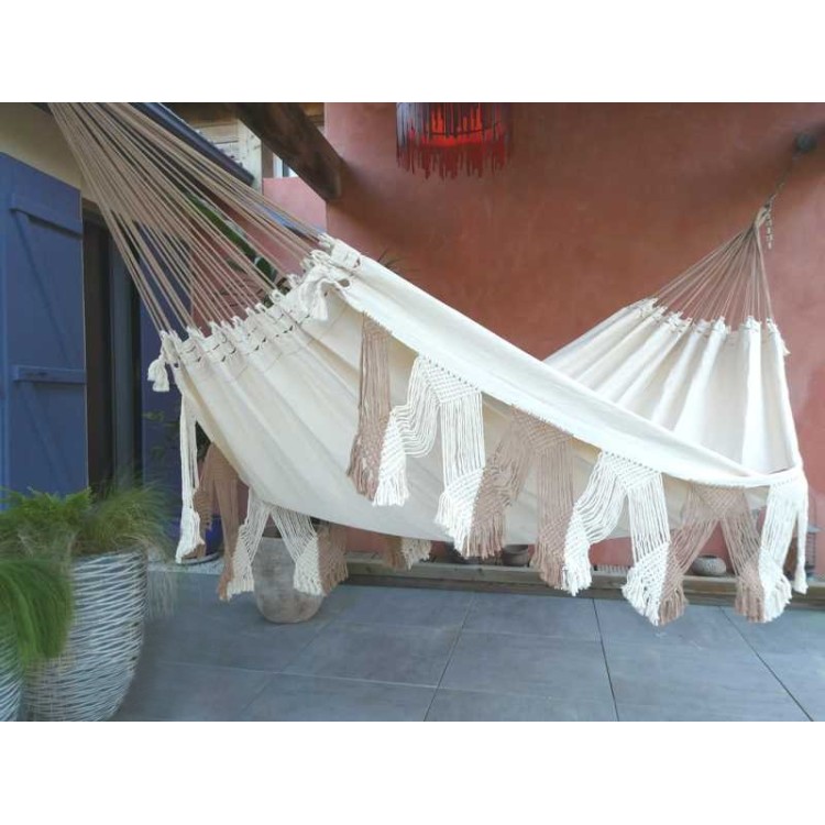 hamac du brésil écru luxe