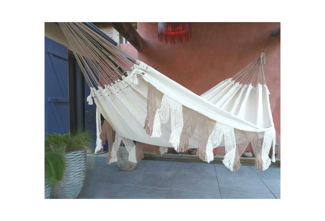 hamac du brésil écru luxe
