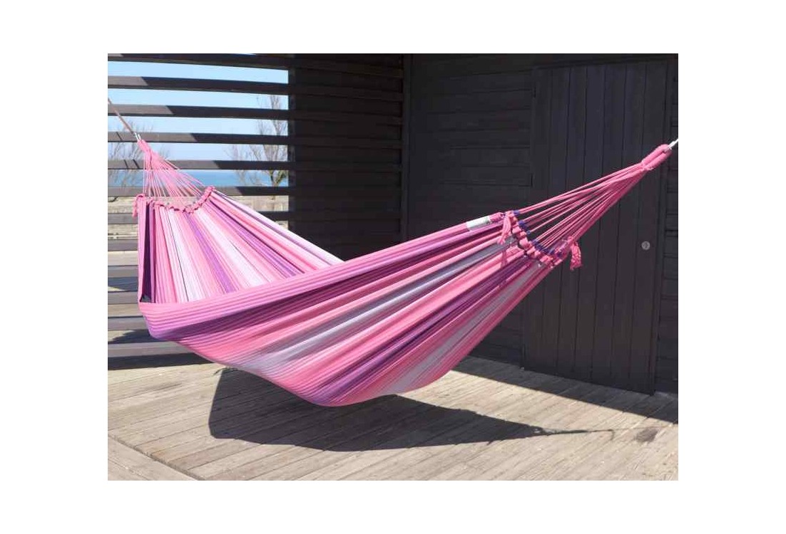 Hamac toile rose