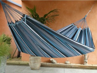hamac noir bleu