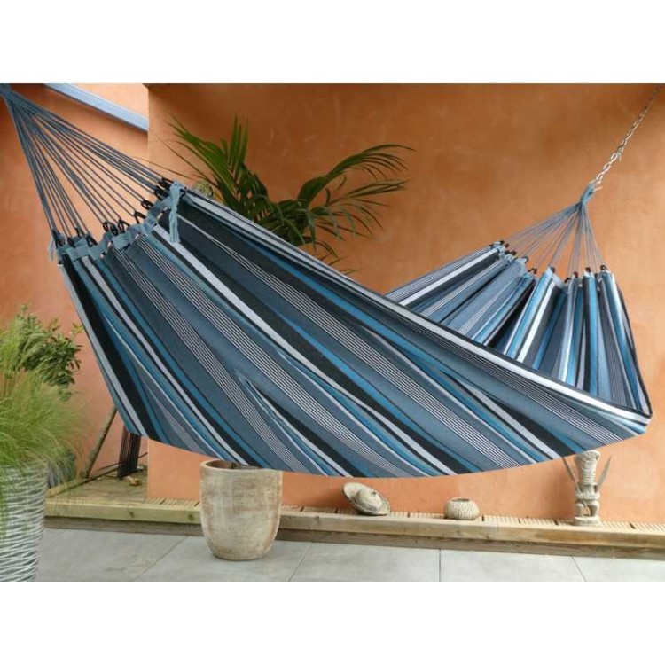 hamac noir bleu