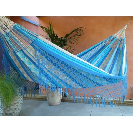 HAMAC BLEU FAIT MAIN