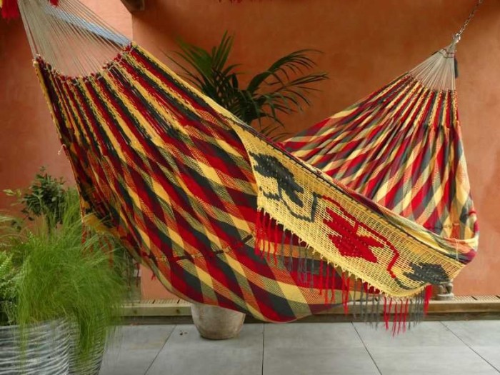 hamac wayuu rouge