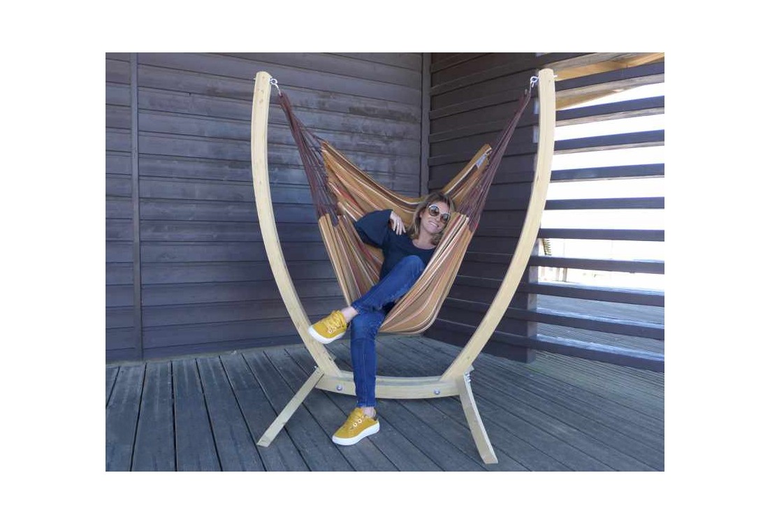 Chaise hamac avec support