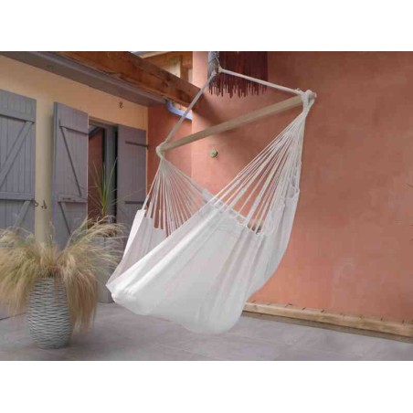 Chaise hamac XXL CARIBENA Ecru