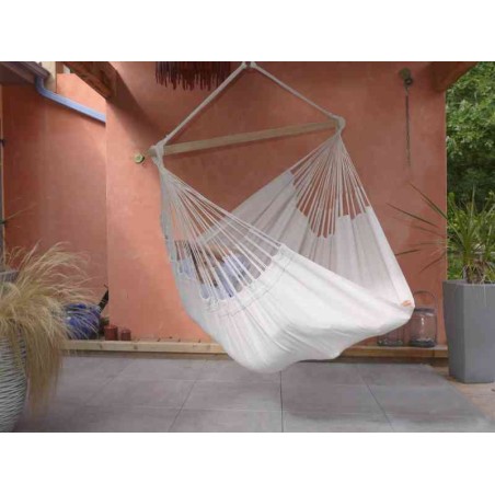 Chaise hamac XXL CARIBENA Ecru