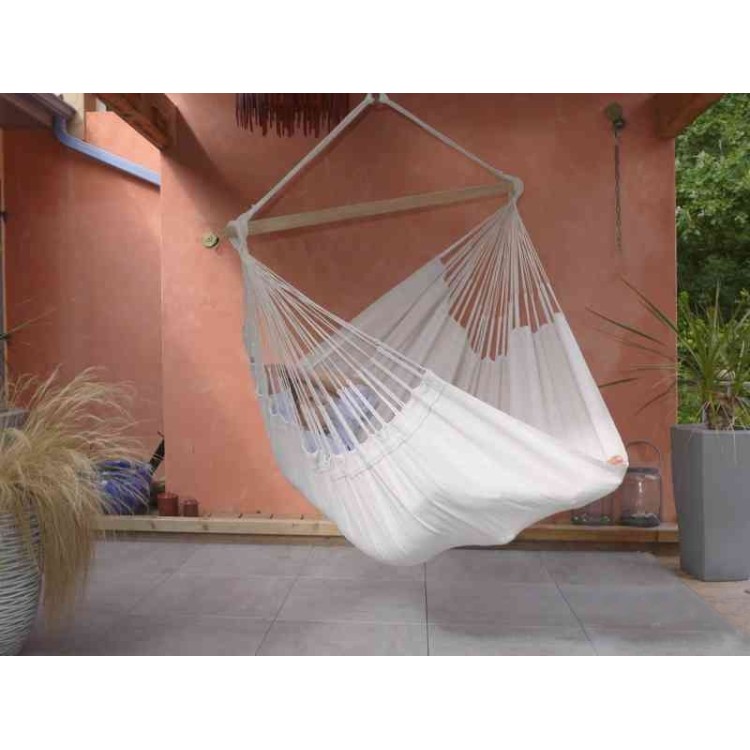 Chaise hamac XXL CARIBENA Ecru