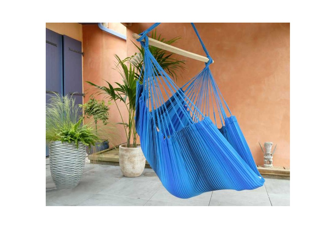 Hamac chaise bleu