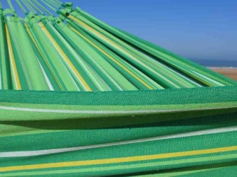 Chaise hamac vert jaune