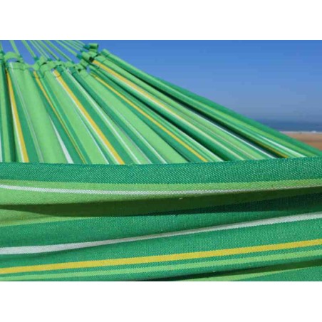 Chaise hamac vert jaune