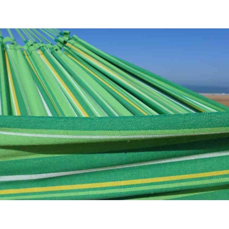 Fauteuil suspendu vert jaune