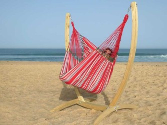 HAMAC CHAISE SUPPORT BOIS