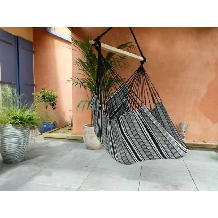 Hamac chaise noir