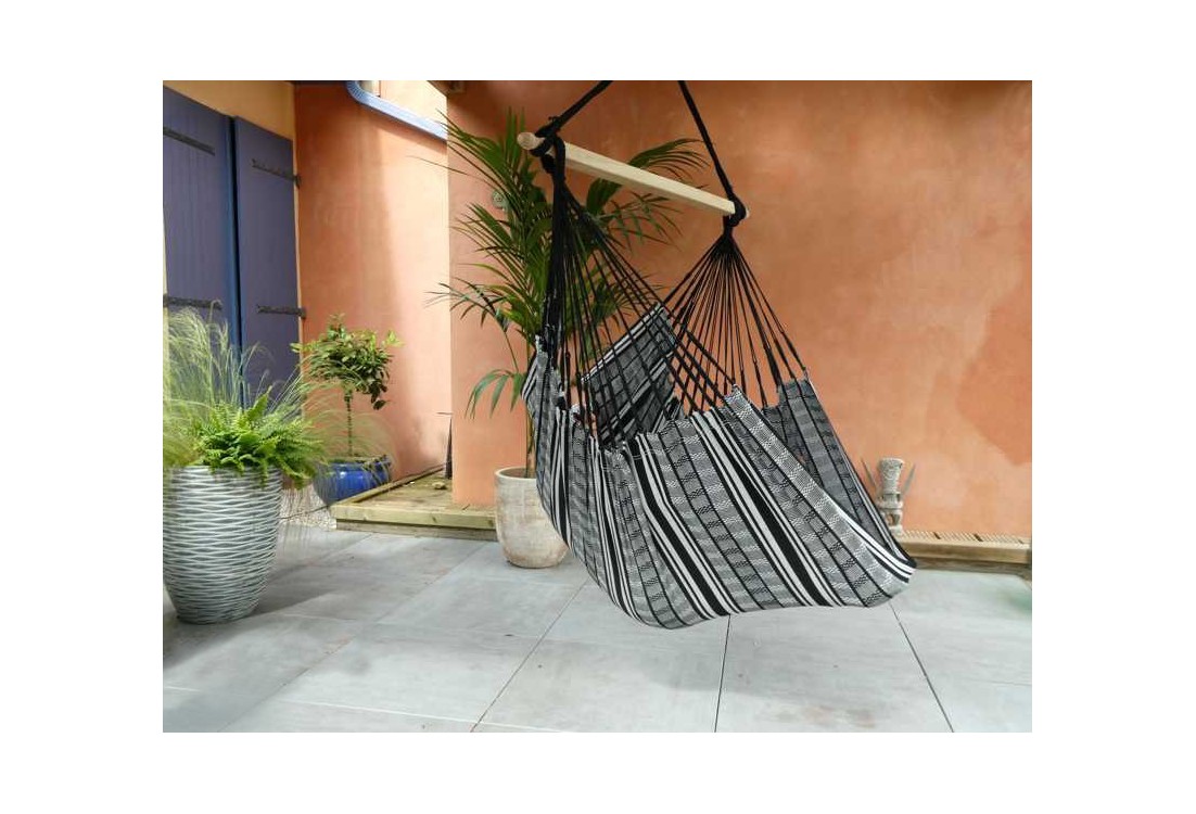 Hamac chaise noir