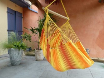 Hamac chaise orange