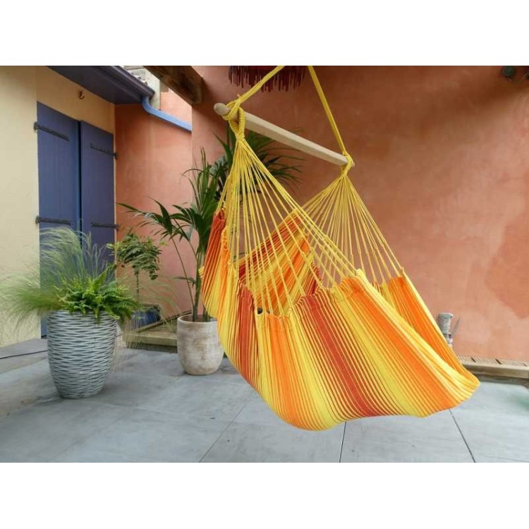Hamac chaise orange