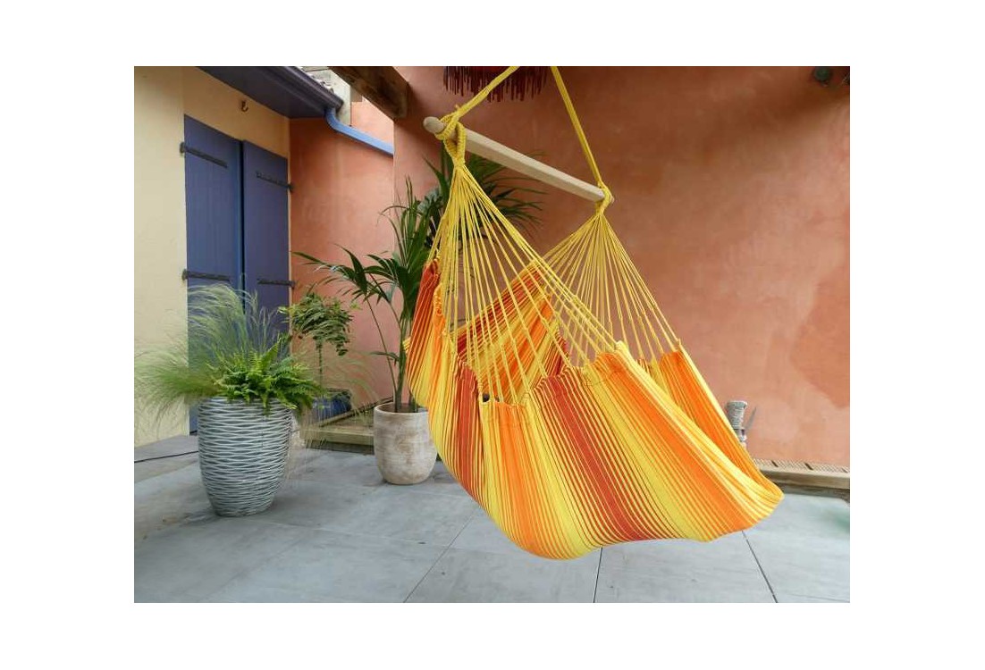 Hamac chaise orange