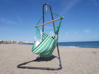 Silla hamaca con soporte...