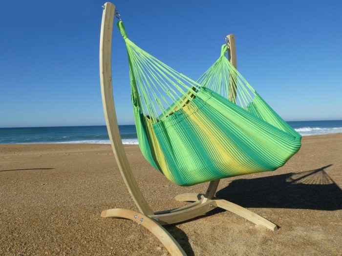 HAMAC-chaise geant vert