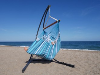 Silla hamaca con soporte...