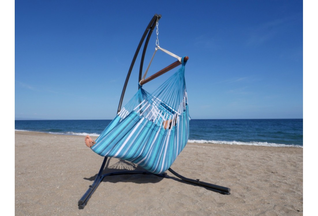 HAMAC CHAISE DOUBLE AVEC SUPPORT