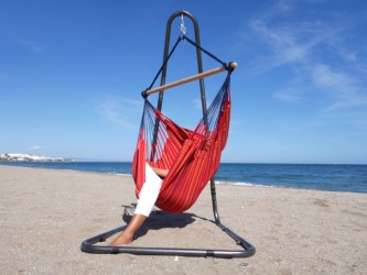 hamac chaise rouge