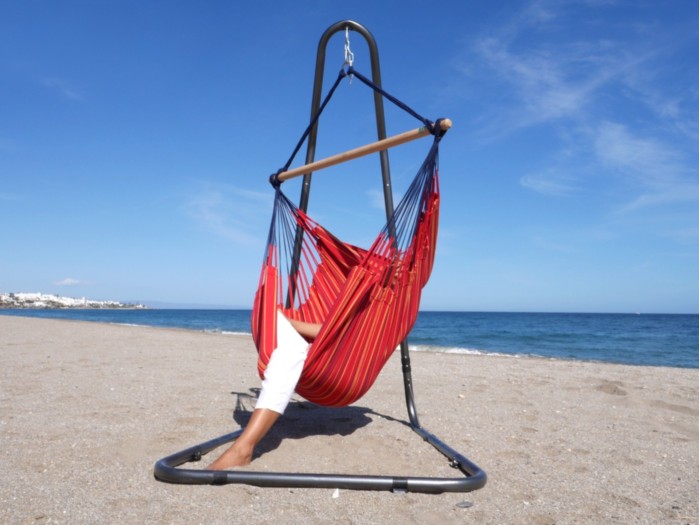 hamac chaise rouge
