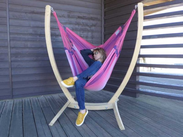 Hamac chaise avec support