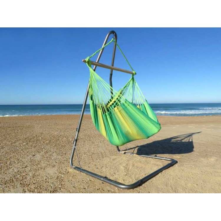 HAMAC CHAISE XXL VERT SUR SUPPORT