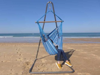 Chaise hamac avec support