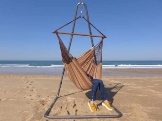 Chaise hamac avec support