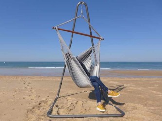 Chaise hamac avec support