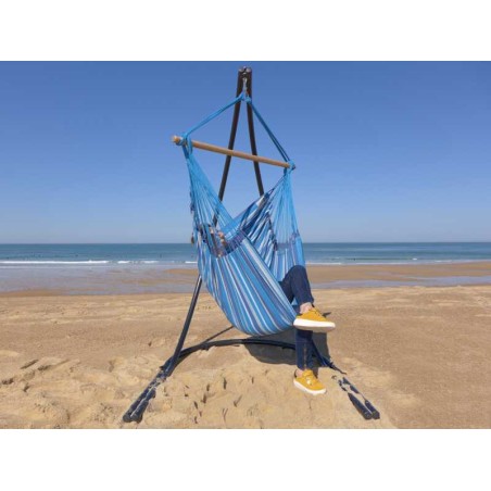 Fauteuil suspendu bleu