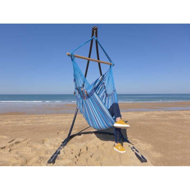 Fauteuil suspendu bleu