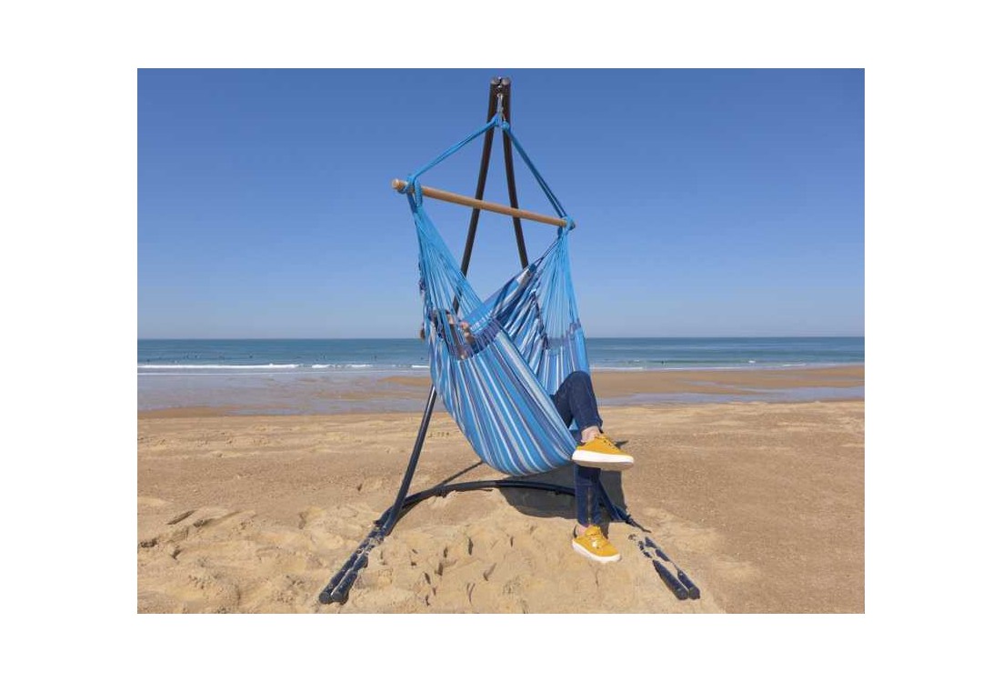 Fauteuil suspendu bleu