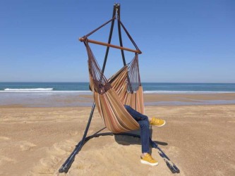 Fauteuil suspendu avec support