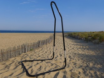 Support hamac chaise métal