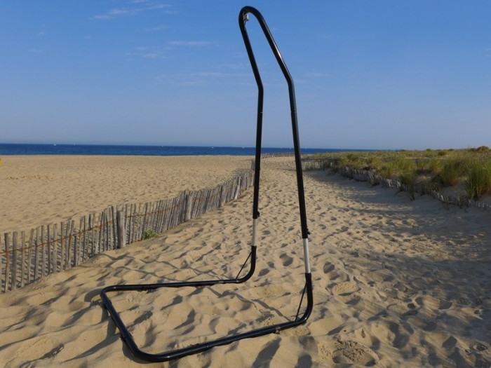 Support hamac chaise métal