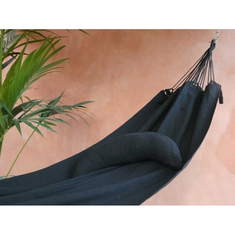 coussin hamac noir