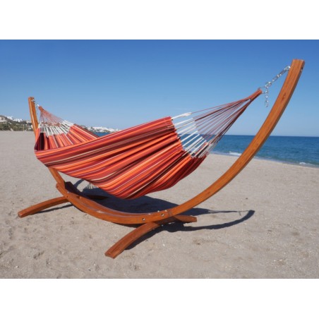 hamac orange sur pied