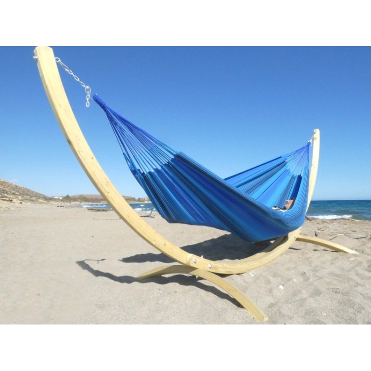 HAMAC BLEU XL AVEC SUPPORT