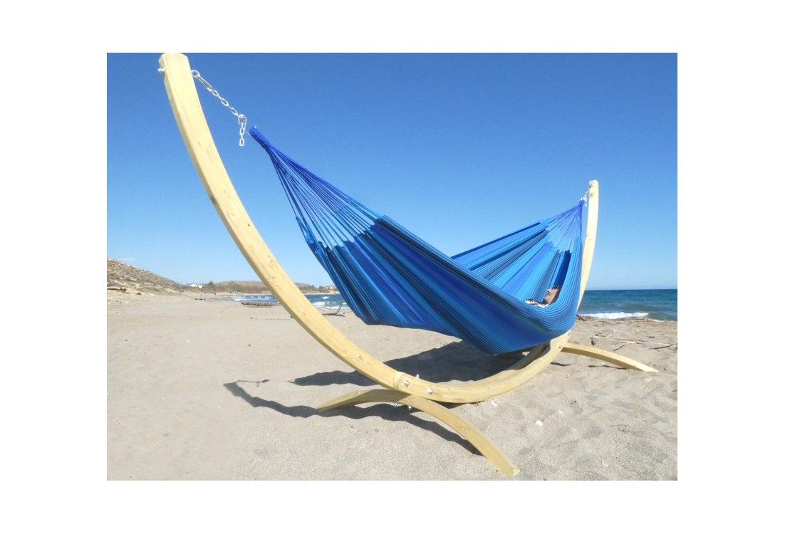 HAMAC BLEU XL AVEC SUPPORT