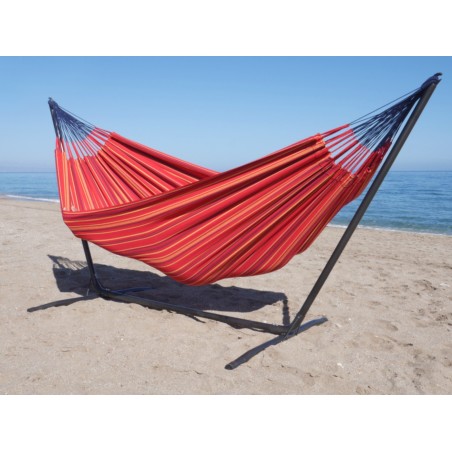 hamac avec support rouge