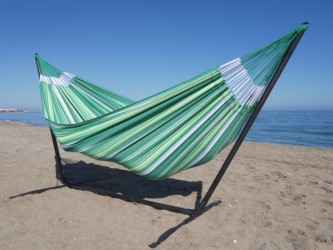hamac sur pied vert