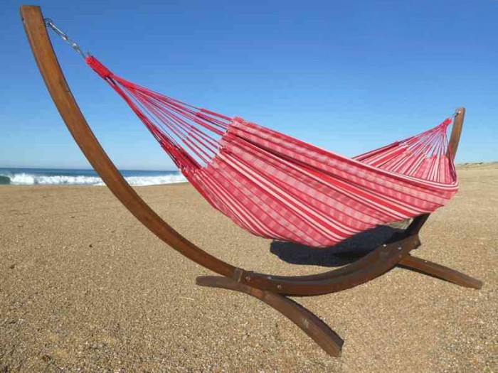 hamac avec support rouge