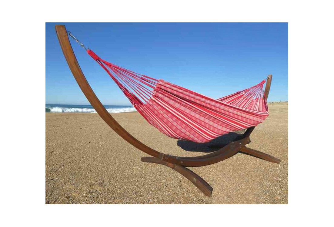 hamac avec support rouge