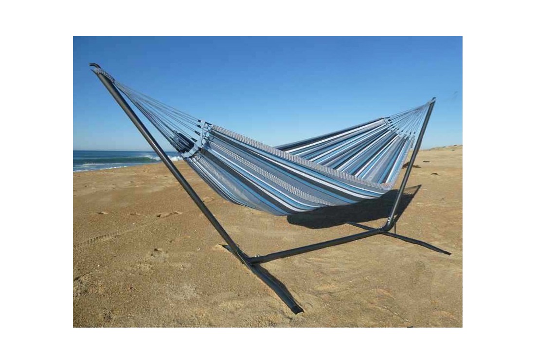 hamac bleu avec support