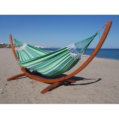 hamac vert avec support