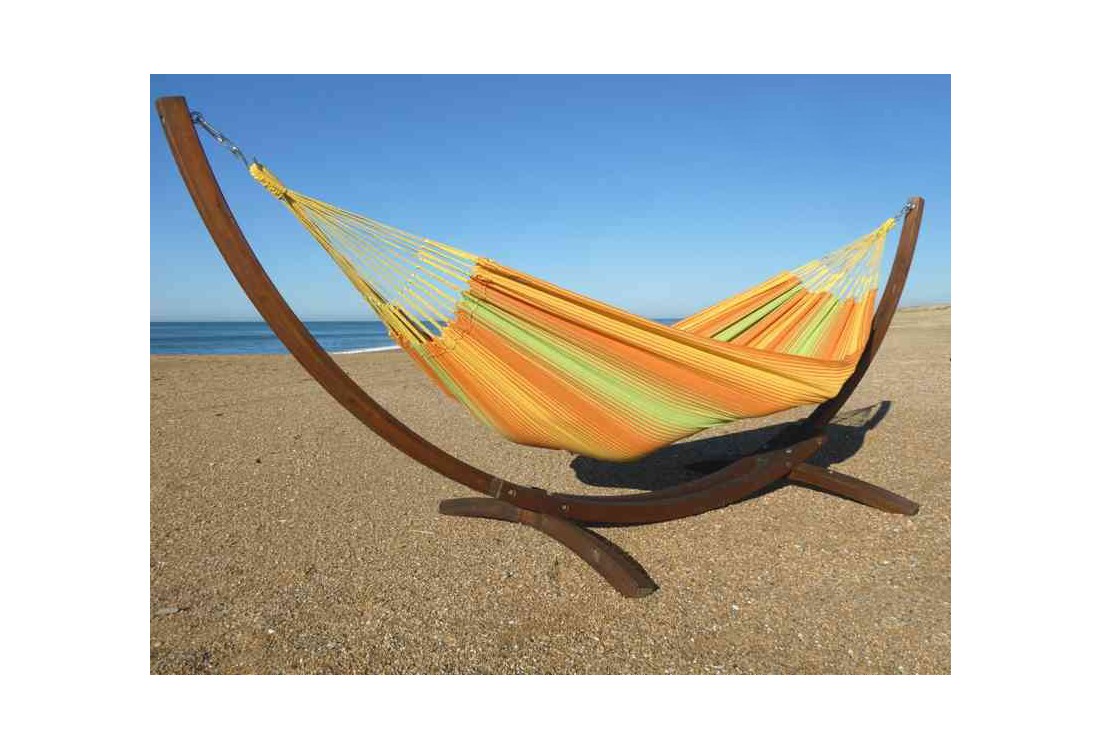 Hamac sur pied orange
